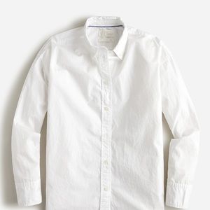 J Crew Relaxed fit cotton poplin shirt.